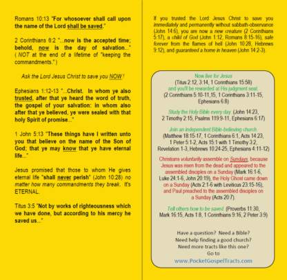 Does The Sabbath Save? (ENGLISH) - Image 3