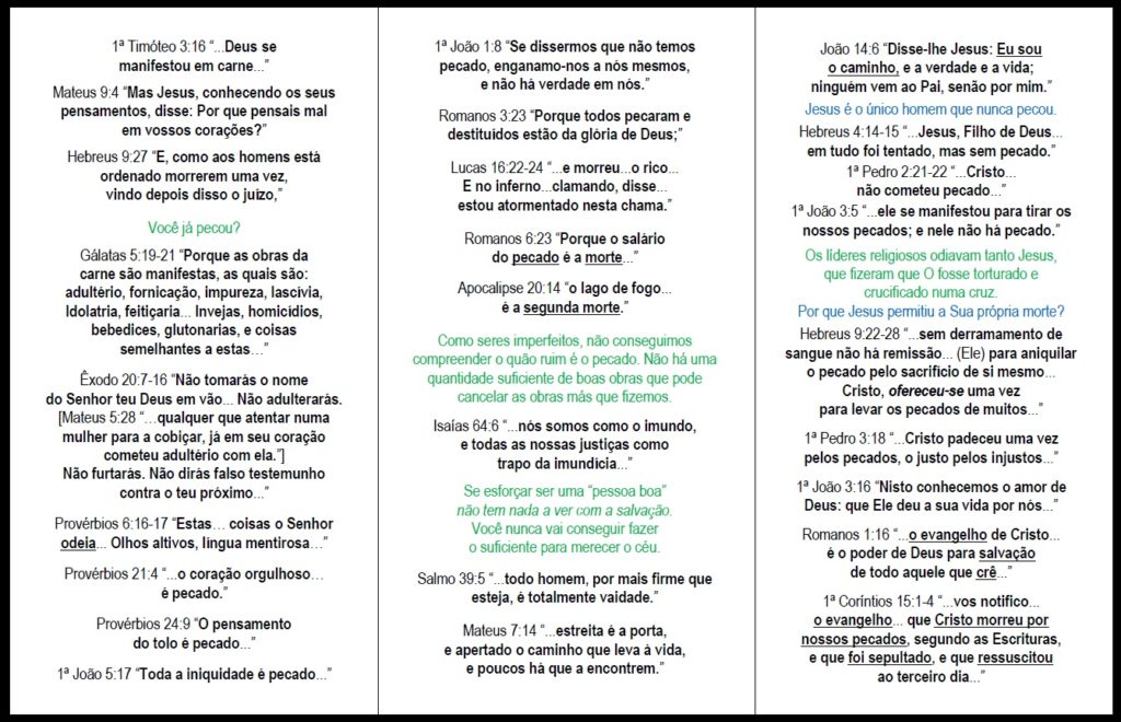 How To Get To Heaven (PORTUGUESE) Pocket Gospel