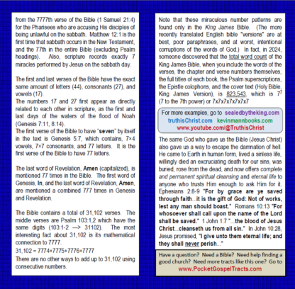 Scientifically Verifiable Proof That God Wrote The Bible - Image 3